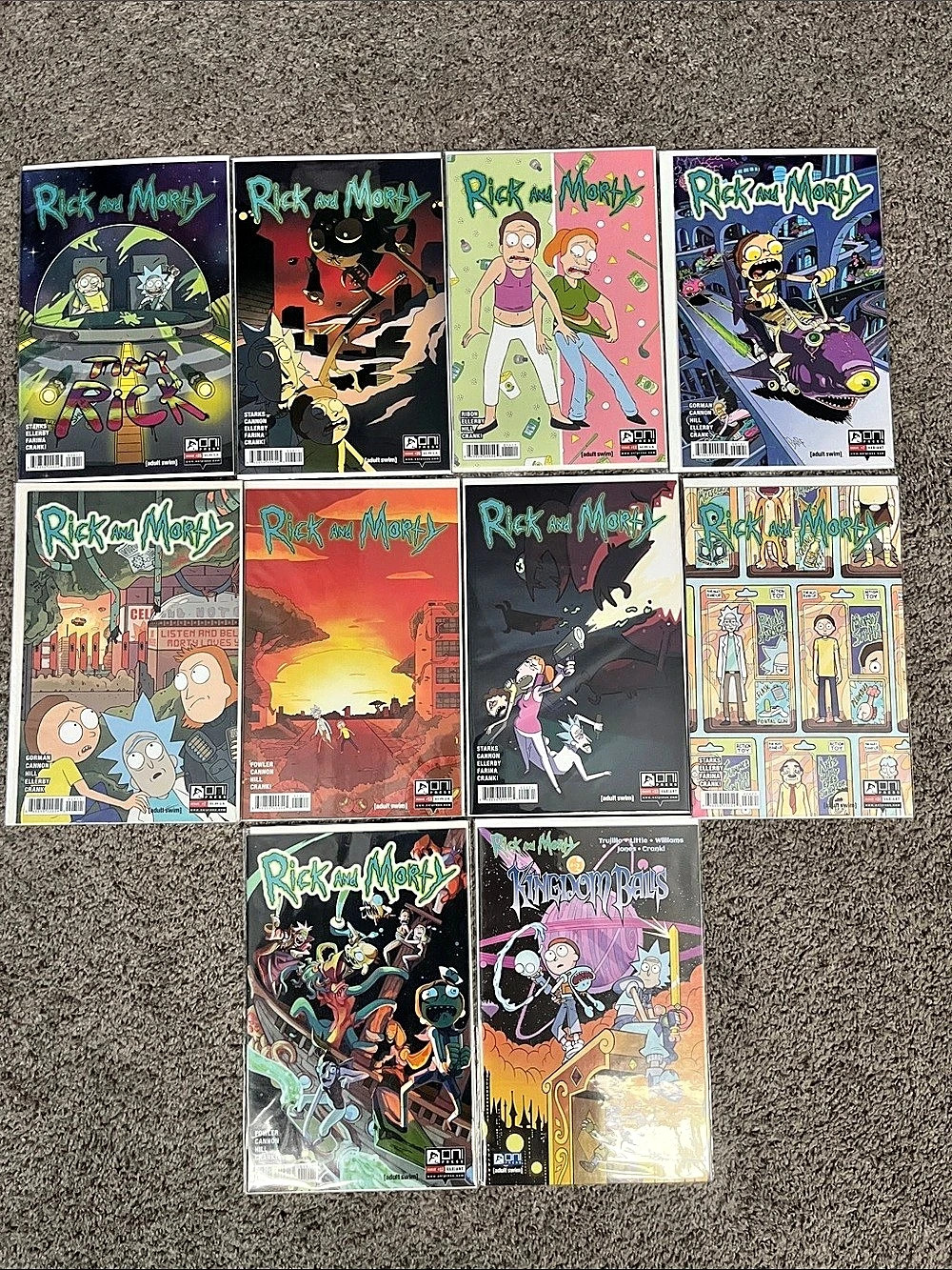 Adult Swim Rick and Morty comic books Comic Book Lot of 10